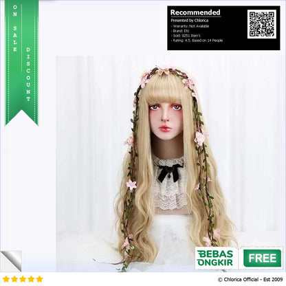 FYNHA Wig Rambut Palsu Model Wavy 65 cm HB 004