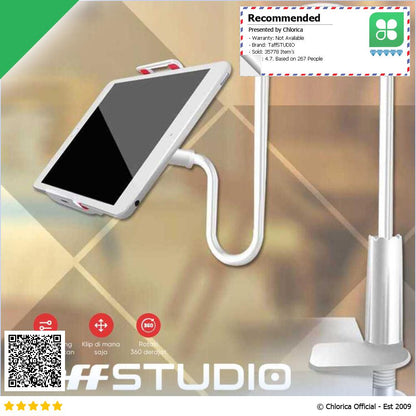 TaffSTUDIO Lazypod Arm Universal Tablet PC Holder Klip 360 A 138