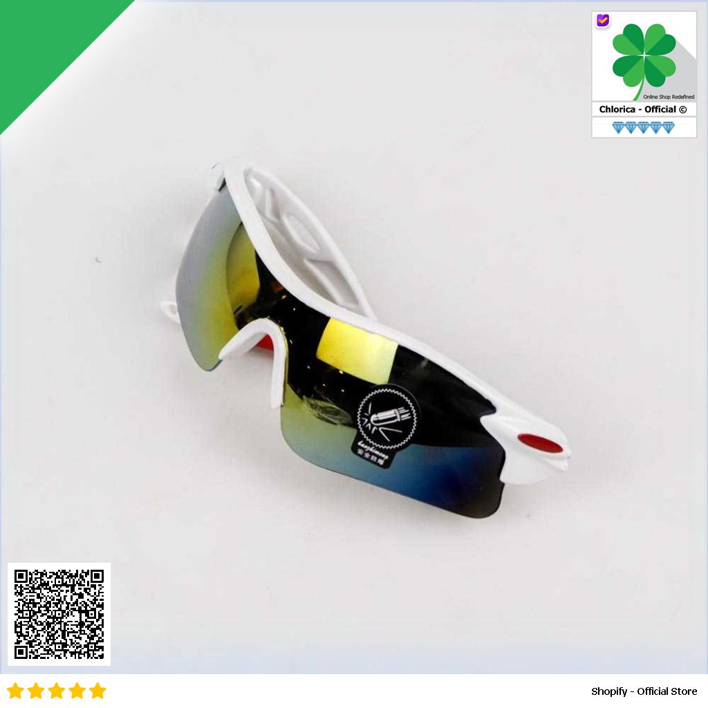 OULAIOU Kacamata Sepeda Lensa Mercury Cycling Sunglasses 9181