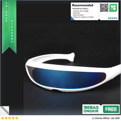 TRAFA Kacamata Pria Futuristic Sunglasses Anti Reflective UV400 TF267