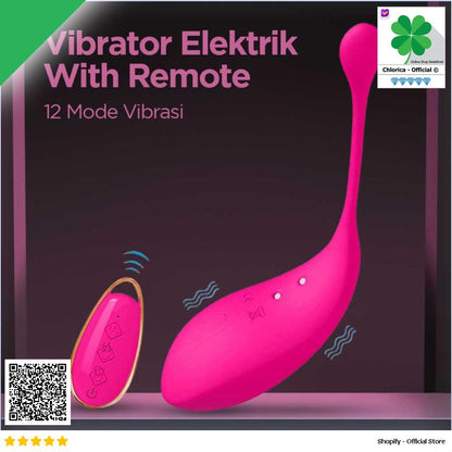 UX Vibrator Pijat Tubuh Elektrik Multifungsi with Remote TD001