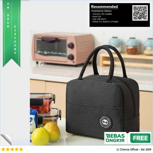 BRIVILAS Tas Bekal Makan Portable Insulation Hot and Cold Lunch Bag EI23