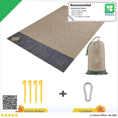 TaffSPORT Tikar Lipat Matras Camping Piknik Outdoor Waterproof Mat FS 008