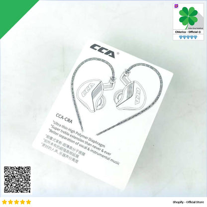 CCA Earphone Bass In Ear HiFi Noise Cancelling 3.5mm with Mic CRA