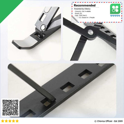 MC Laptop Stand Lipat Riser Foldable Adjustable Aluminium 6 Level N3