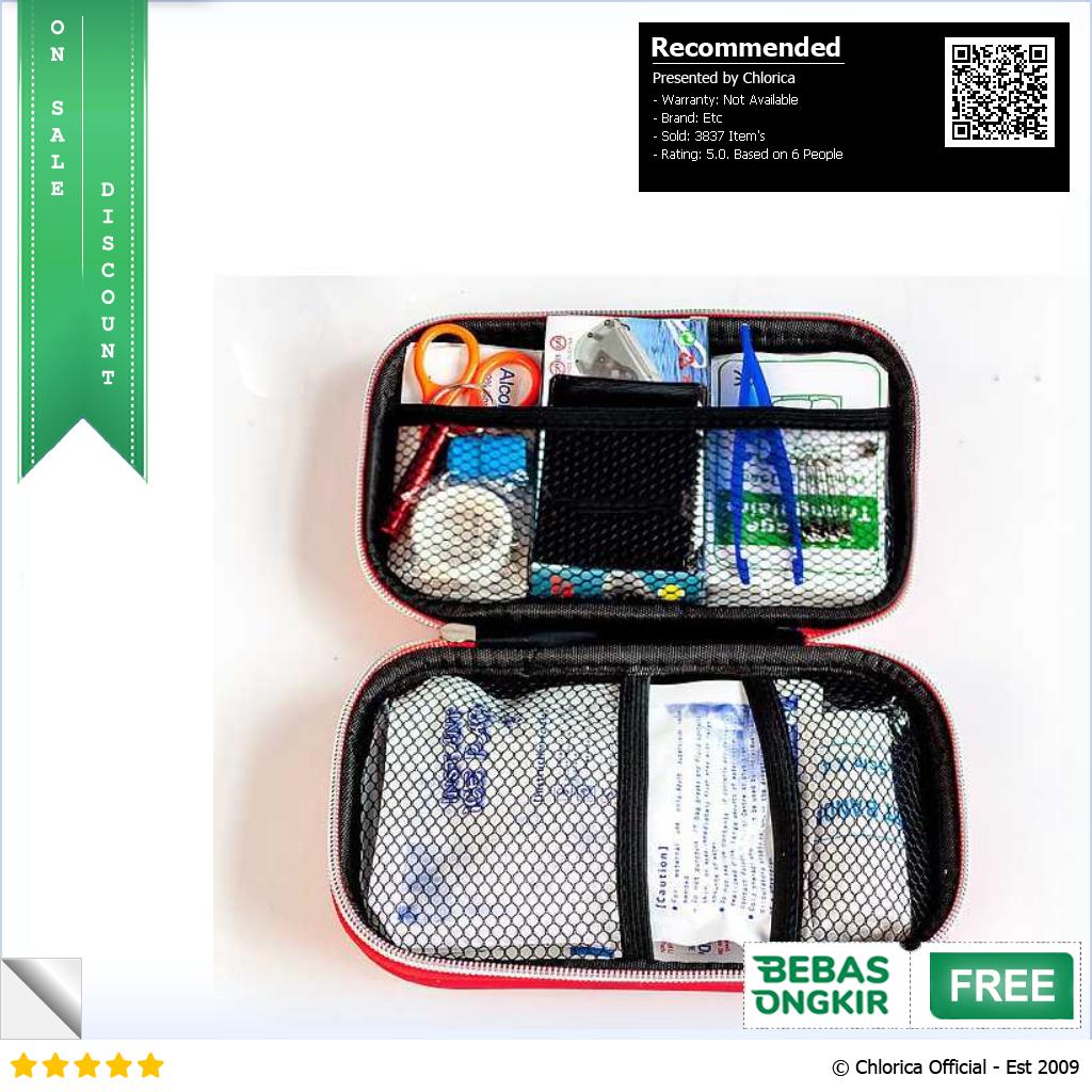 FervorFox Set Perlengkapan P3K First Aid Kit 18 in 1 B33158