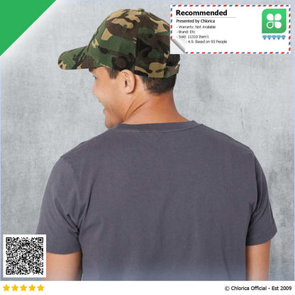 EVRFELAN Topi Baseball Cap Army Camouflage S8R