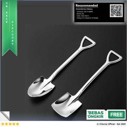 EPOCH Sendok Teh Dessert Sekop Spoon Stainless Steel 1PCS LXY550