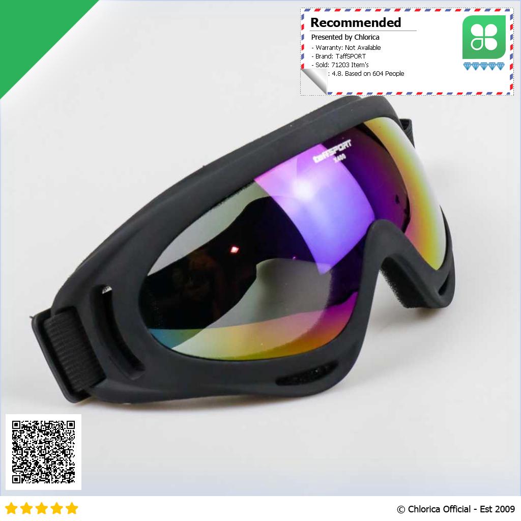 TaffSPORT Kacamata Olahraga Sport Goggles Ski Airsoft Polarized UV400 X400