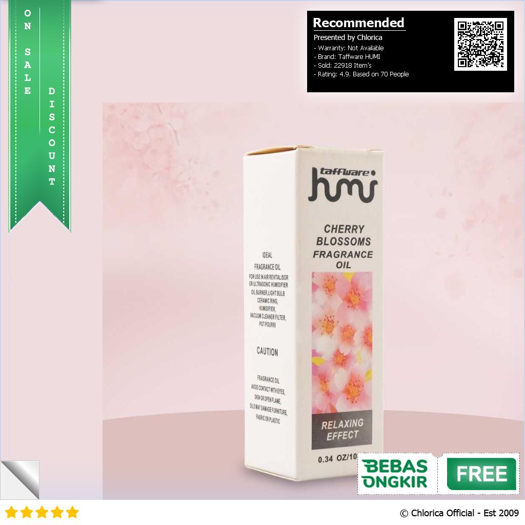 Taffware HUMI Pure Essential Oils Fragrance Minyak Aromatherapy 10ml RH 25