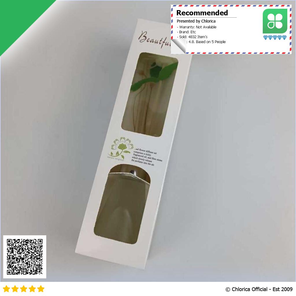 Longfine Pengharum Ruangan Aromaterapi Reed Diffuser Rattan Stick 50ml MAY07