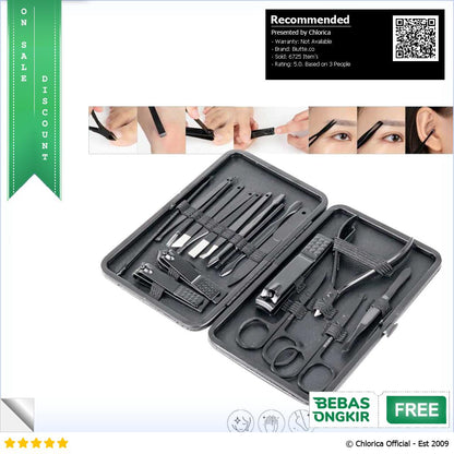 Biutte.co Set Perlengkapan Gunting Kuku Manicure Pedicure Nail Clipper S0M020