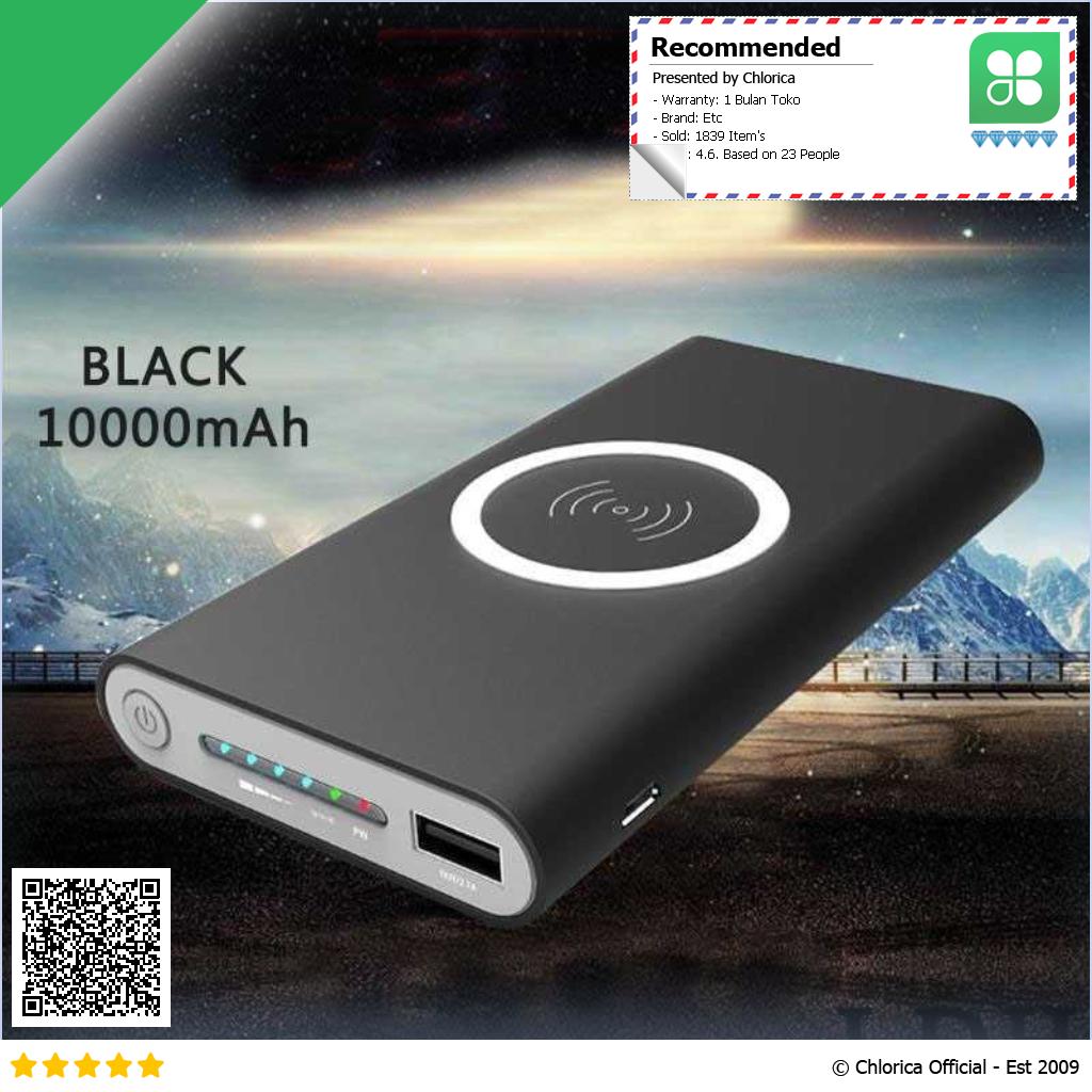 Power Bank Qi Wireless Charging Pad 3 Port 2.1A 10000mAh 042