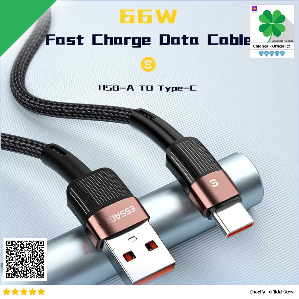 Essager Kabel Data USB Type C Multifungsi Fast Charging 11V 6A 1M EXCT XC01