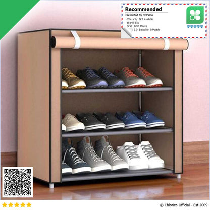 BKZ Rak Sepatu Sandal Multilayer Shoe Rack Cloth Storage F10