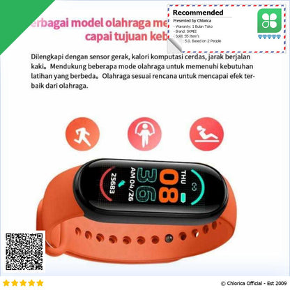 SKMEI Smartwatch Sport Fitness Tracker Heart Rate M6