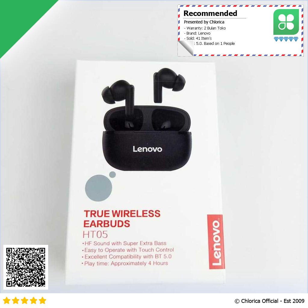 Lenovo TWS Earphone Wireless Bluetooth 5.0 with Charging Dock HT05