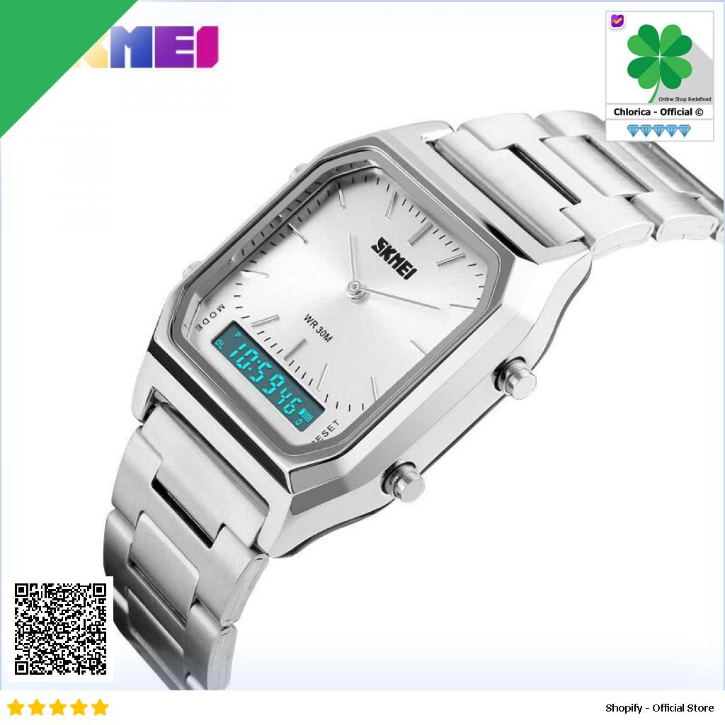 SKMEI Jam Tangan Premium Digital Analog Pria Anti Air 30M 1220