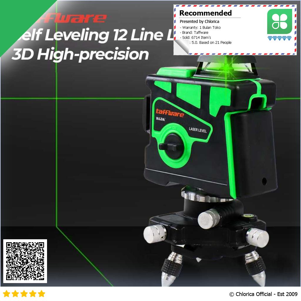 Taffware Hilda Self Leveling 12 Line Laser 3D High precision 3D 12