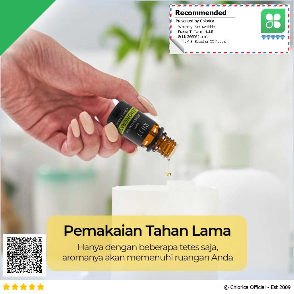 Taffware HUMI RHJY Pure Essential Oils Minyak Aromatherapy 10ml RH 11