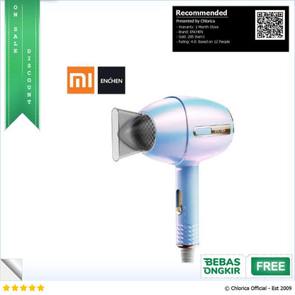 ENCHEN Air Yingqu Anion Hair Dryer Pengering Rambut 900W 220V