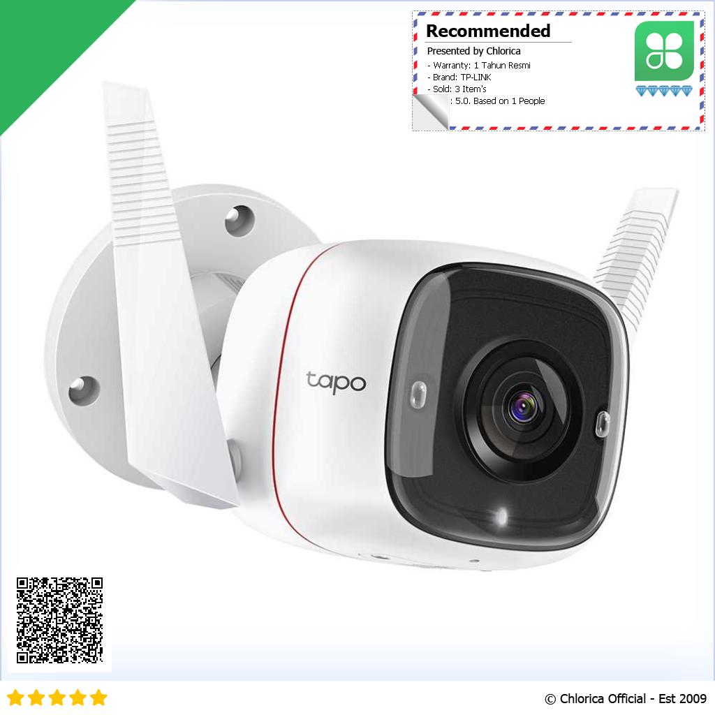 TP LINK Outdoor Security Wi Fi IP Camera Waterproof 3MP Tapo C310