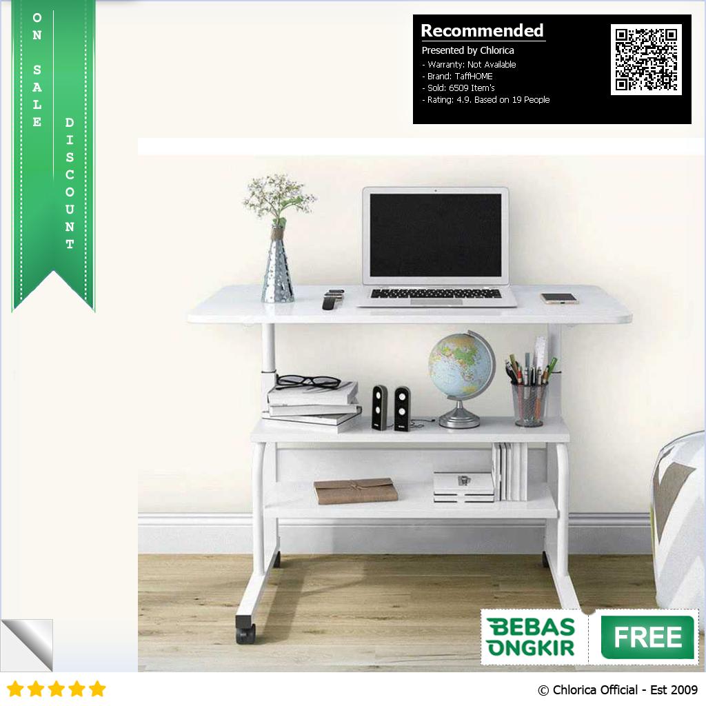 TaffHOME Meja Laptop Adjustable Portable Working Desk 3 Layer 60x40cm ND04