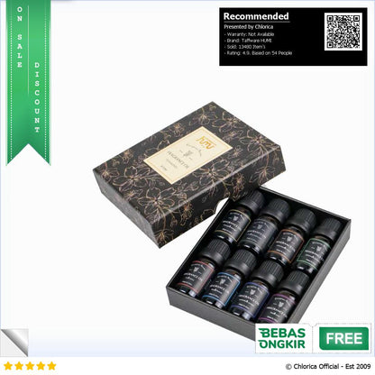 Taffware HUMI Minyak Aromatherapy 8 in 1 Essential Oil 10ml RH 28