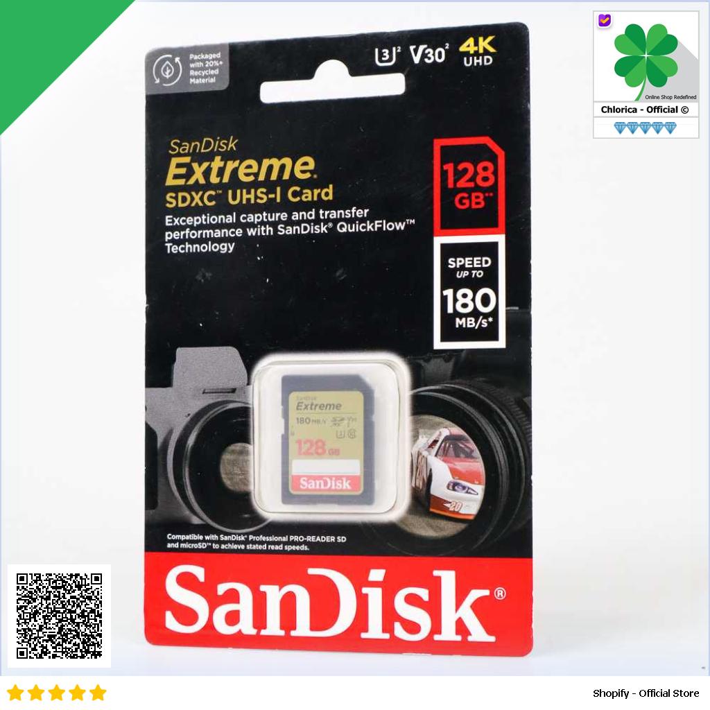 SanDisk Extreme SDXC UHS I Card V30 U3 Class SDSDXV