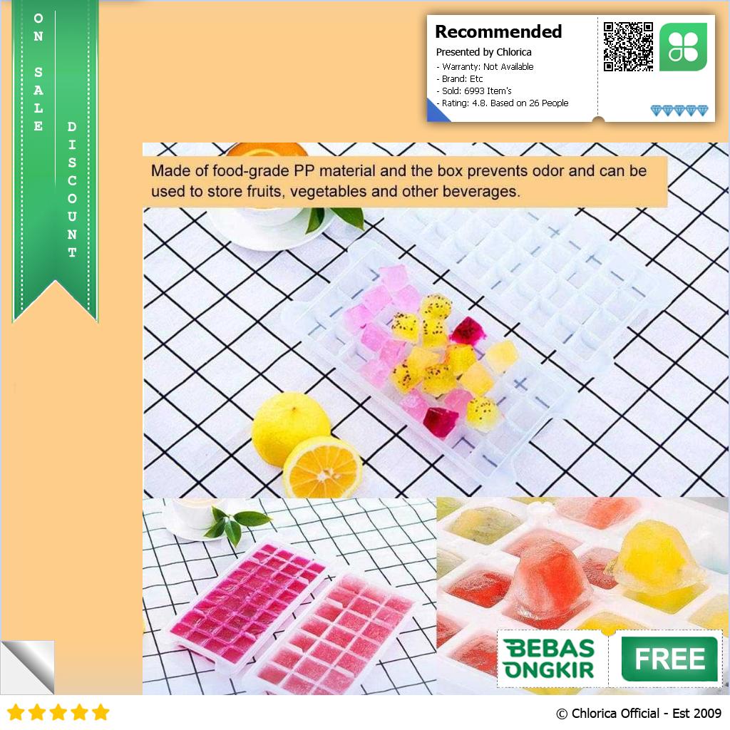 SSGP Cetakan Es Batu Kotak Ice Cube Square Tray Mold Model Grid DY0972