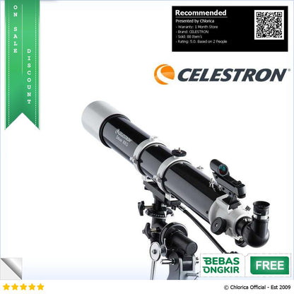 CELESTRON Teropong Bintang Astronomical Telescope Deluxe 80EQ