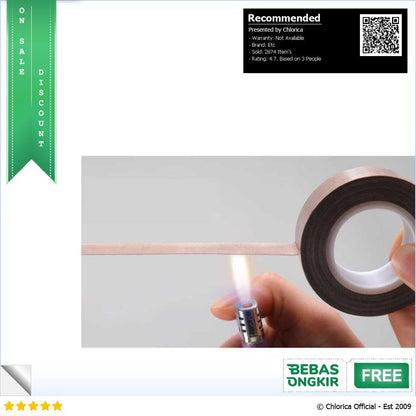 YX Tape Lakban PTFE Heat High Temperature Adhesive 10M TF10M