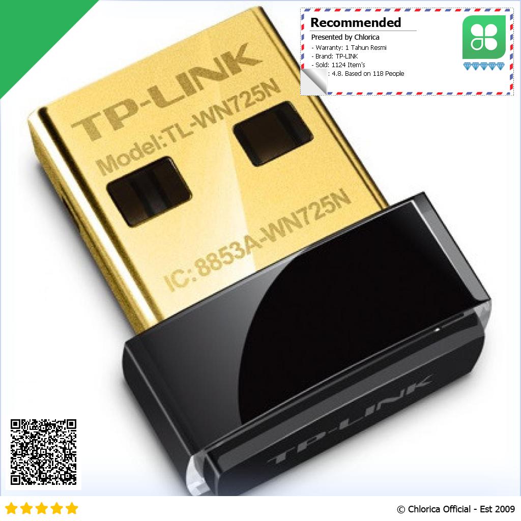 TP LINK Wireless Nano USB Adapter N150 TL WN725N