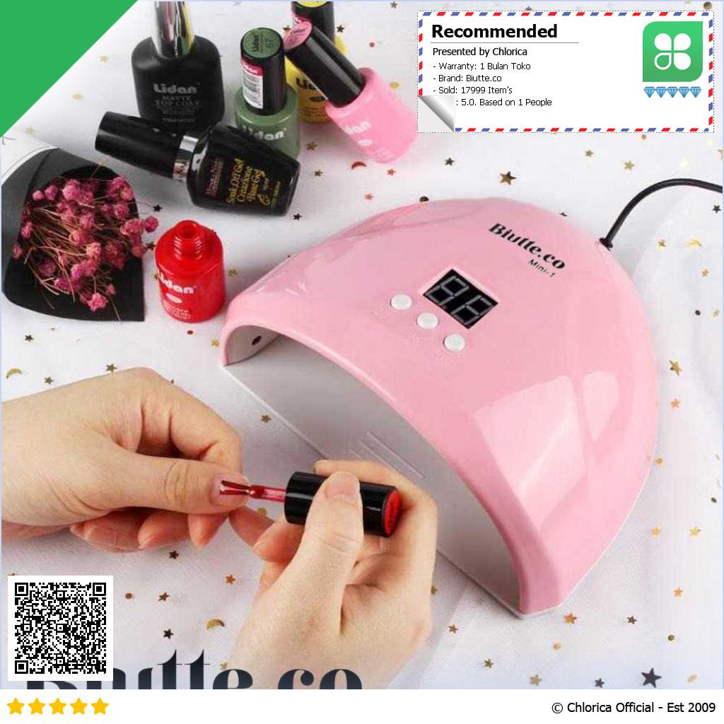 Biutte.co Pengering Kutek Kuku UV LED Nail Dryer 36W Mini 1