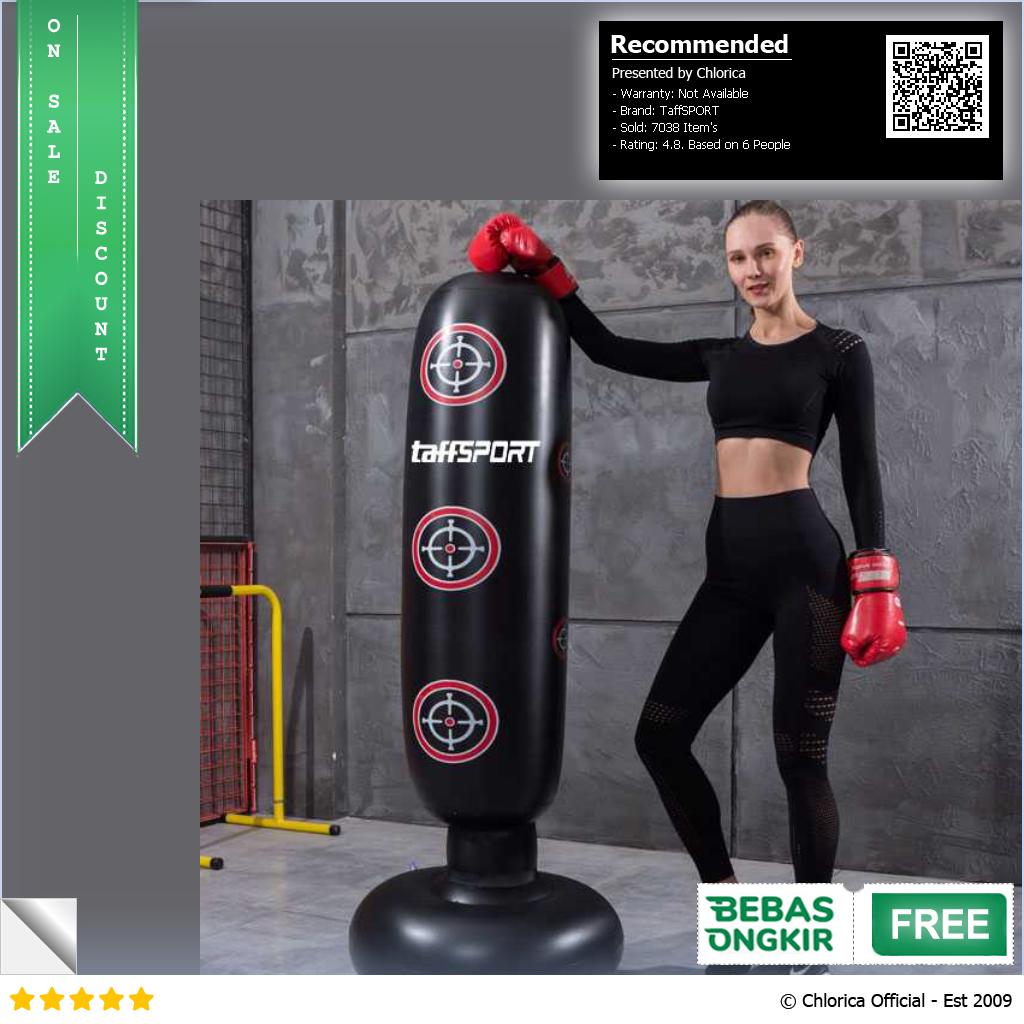 TaffSPORT Vertical Punching Bag Tiang Samsak Tinju Inflatable 160 cm DS0097