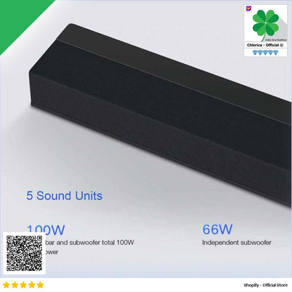 Xiaomi Soundbar Home Theater System 2.1 Subwoofers 100W Bluetooth 5.0 MDZ 35 DA