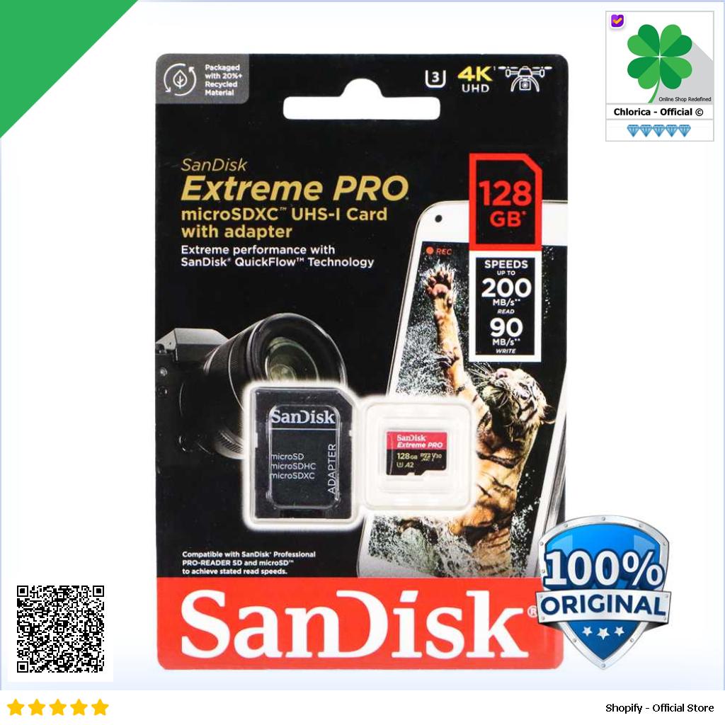 SanDisk Extreme Pro microSDXC UHS I A2 V30 200MB s