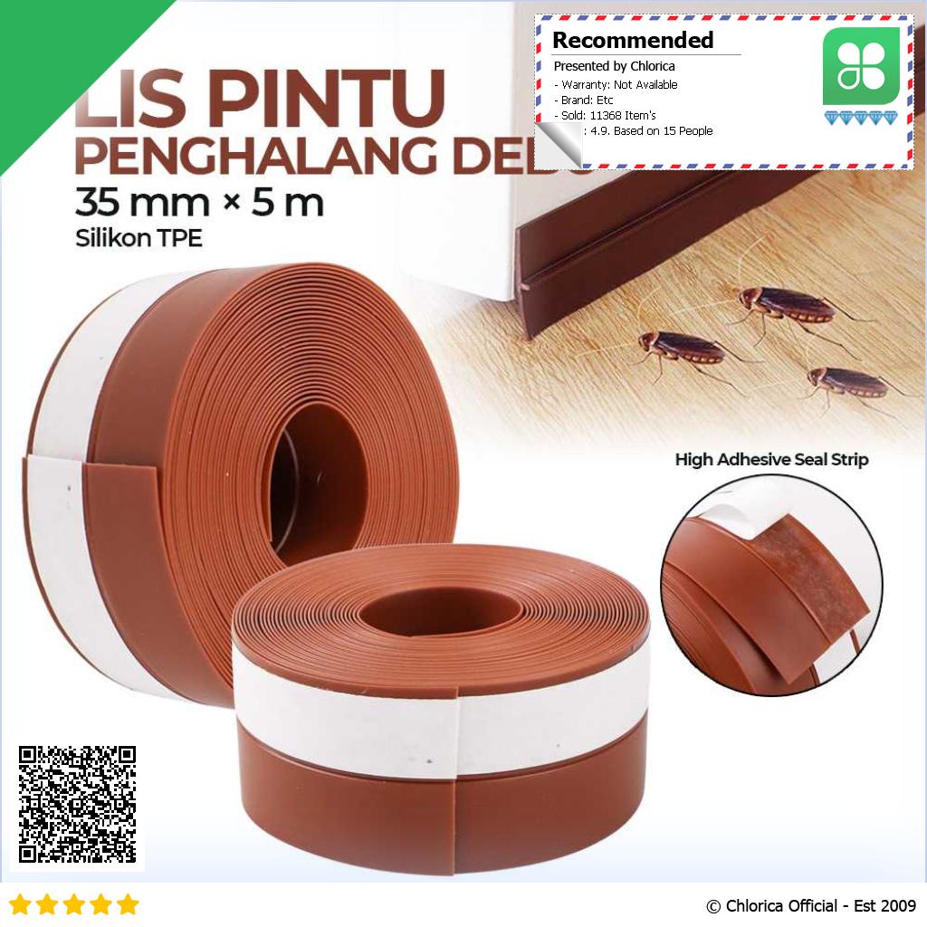 KALYNN Lis Pintu Penghalang Debu Door Seal Strip Silicone TPE EACC25