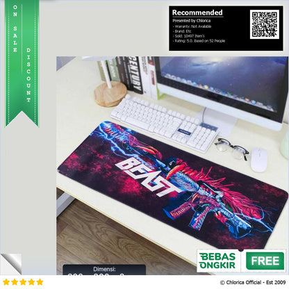 Gaming Mouse Pad XL Desk Mat 800x300mm MP005