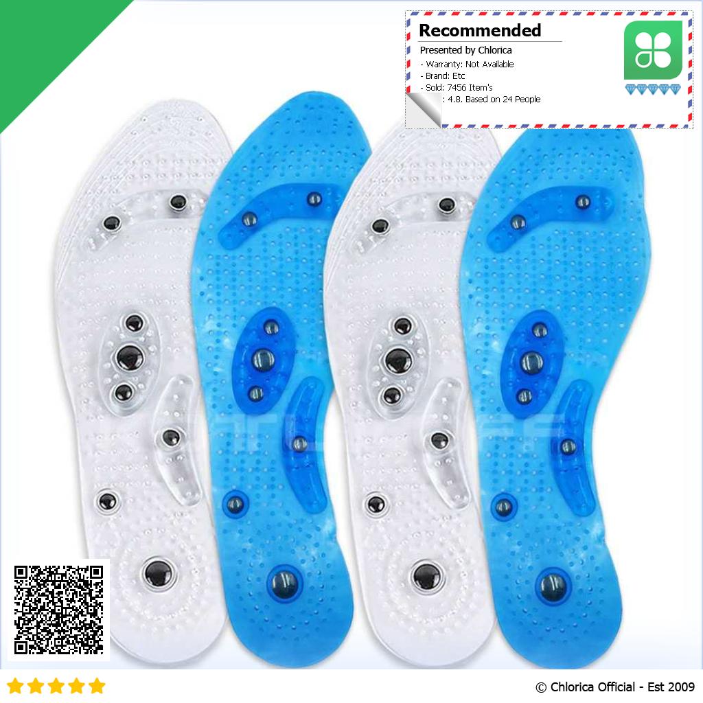 Sunvo Insole Sepatu Alas Kaki Orthopedic Magnetic Silicone Gel Pad Sn18