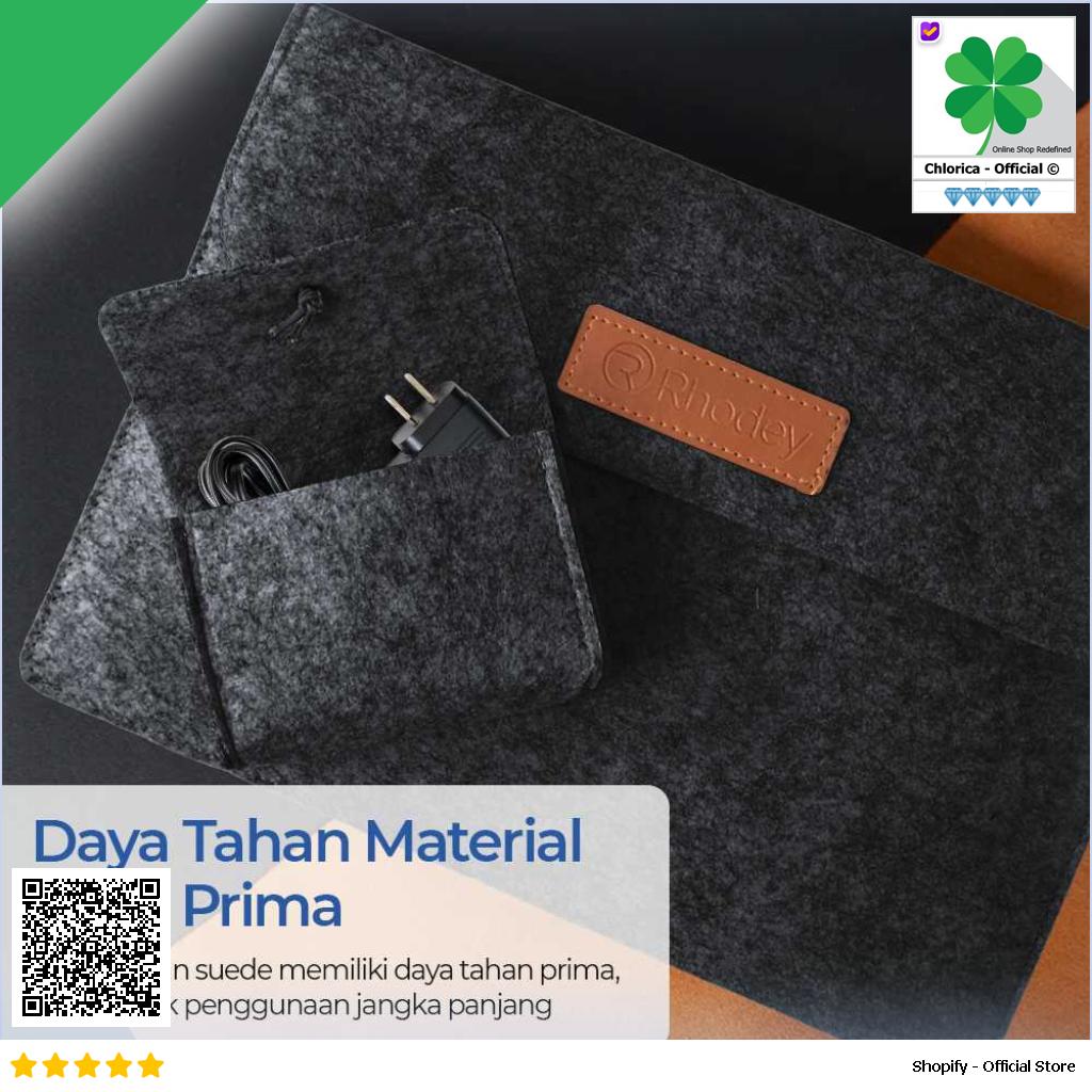 Rhodey Sleeve Case Laptop Macbook Felt with Pouch AK01