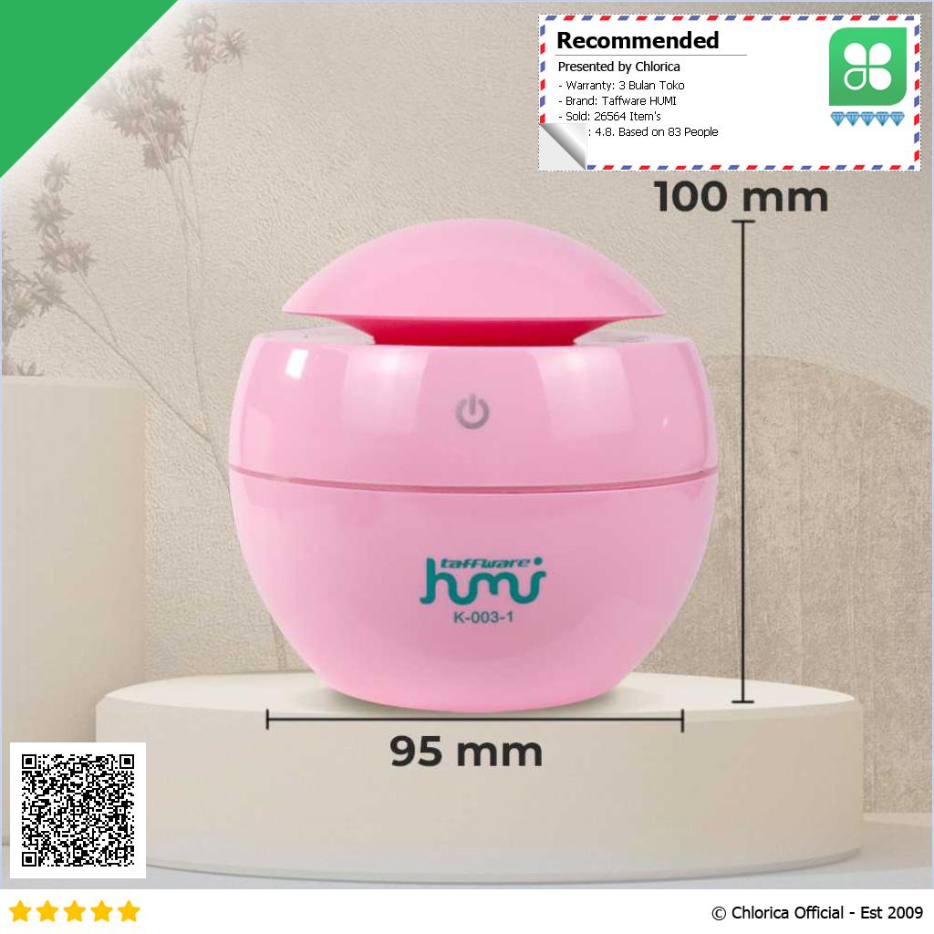 Taffware HUMI Air Humidifier Ultrasonic Aromatherapy Diffuser 130ml K 003 1