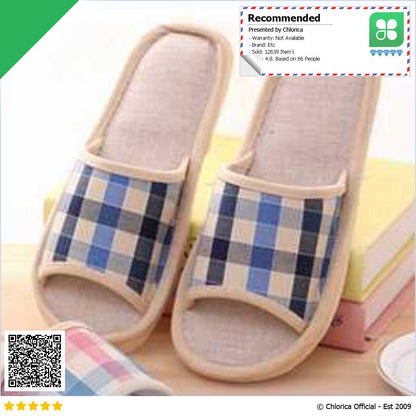 Suihyung Sandal Selop Linen Comfy Indoor Slipper YT3622