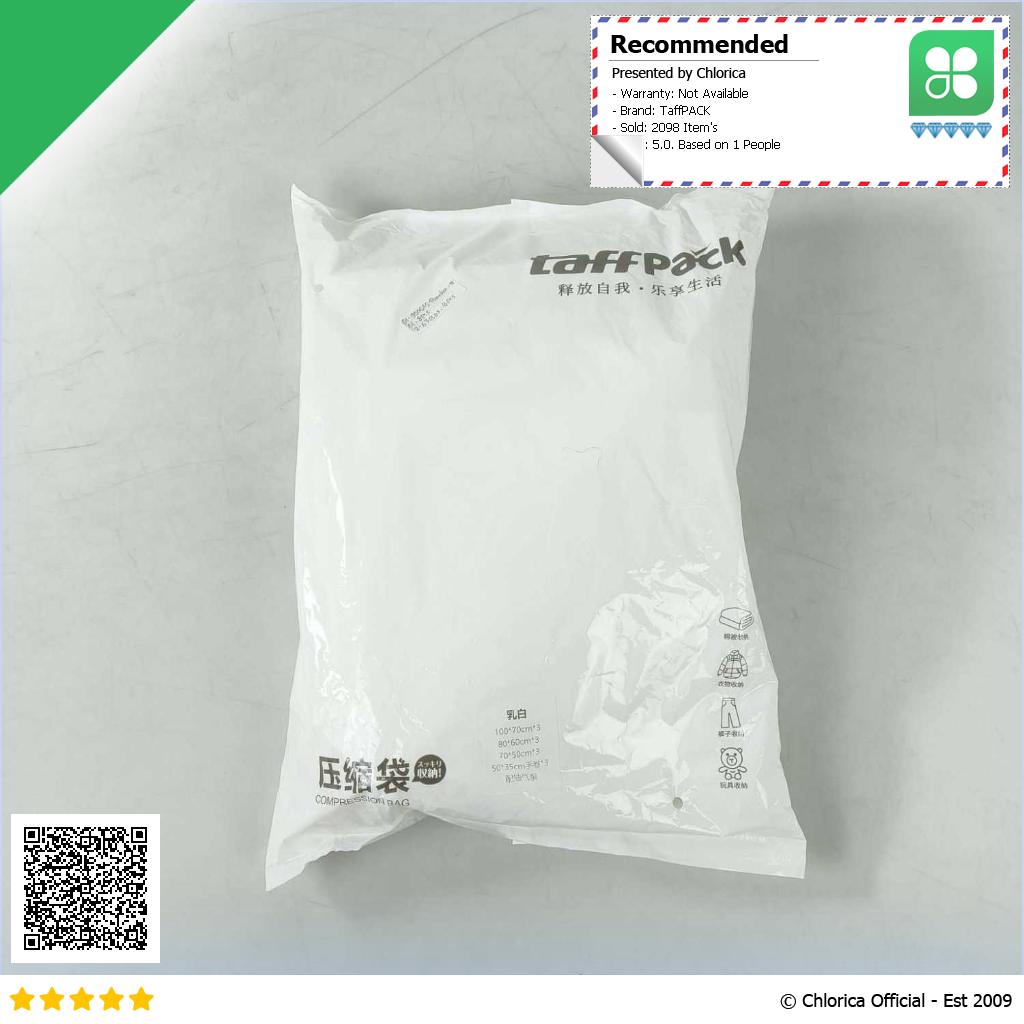 TaffPACK Kantong Plastik Pakaian Vacuum Compression Bag 12PCS WH021