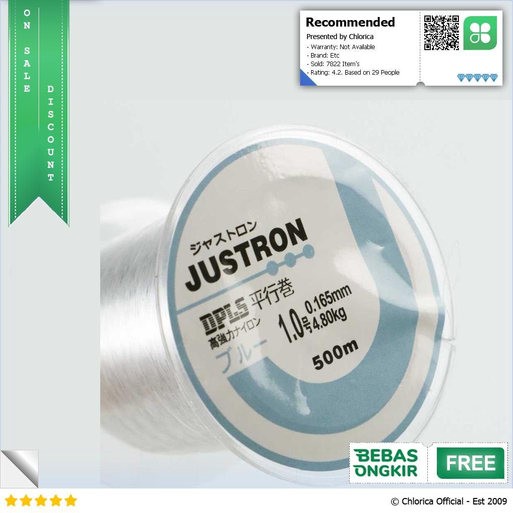 JUSTRON Senar Tali Pancing Nylon Series Braided 500M DPLS