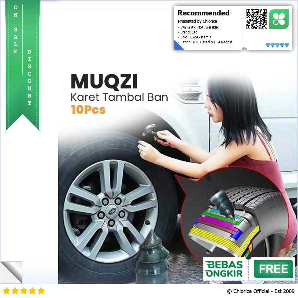 MUQZI Karet Tambal Ban Rubber Stud Tire Fast Repair 10 PCS LN122