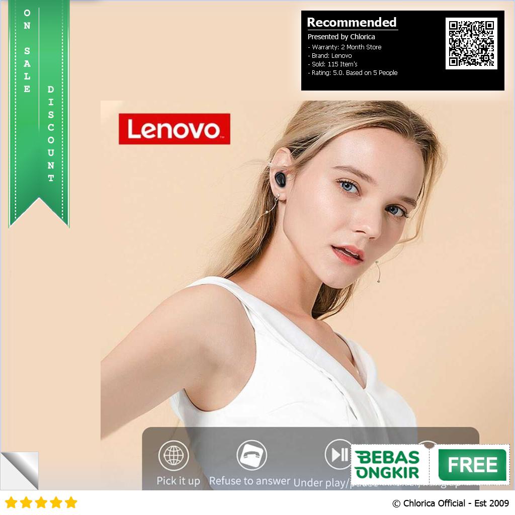 Lenovo TWS Earphone True Wireless Bluetooth 5.0 Charging Dock HT18