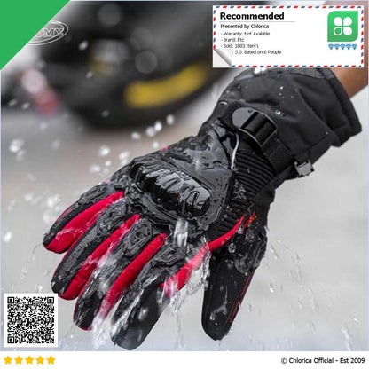 Suomy Sarung Tangan Motor Windproof Touch Screen Gloves Size L WP02 2