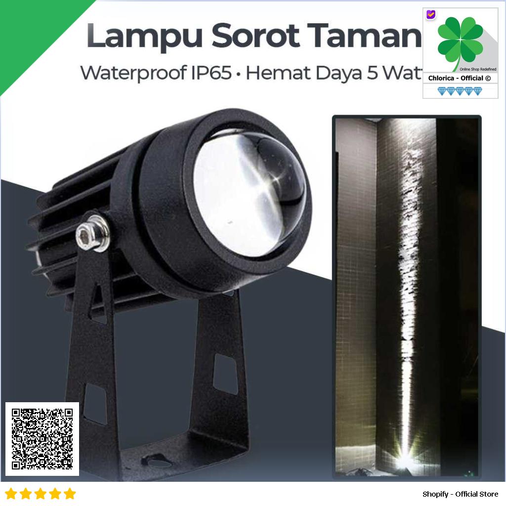 TaffLED Lampu Taman Hias Sorot Garden Spotlight Waterproof 90 240V 5W KU 02