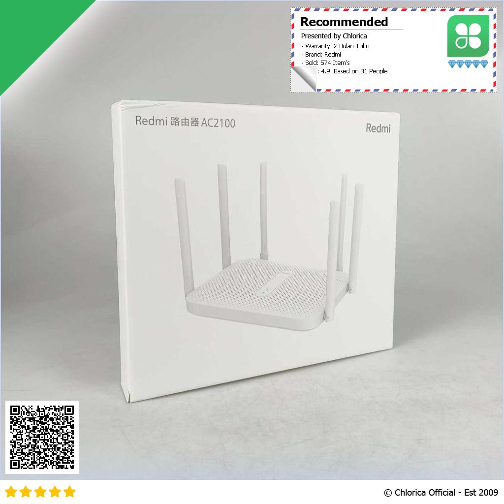 Redmi WiFi Router Gigabit AC2100 2033Mbps with 6 High Gain Antena RM2100